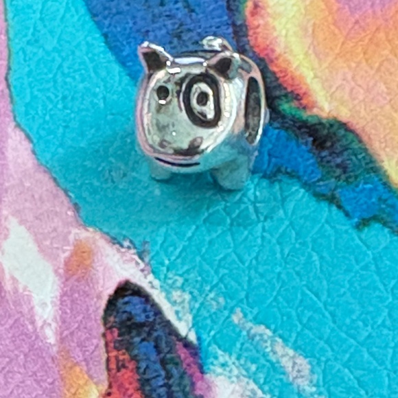 Retired Pandora "Doggie" Sterling Silver Dog Charm - Picture 3 of 12